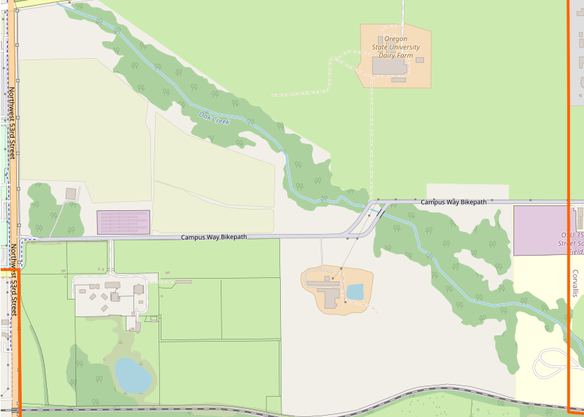 Model Area: Corvallis, Oregon (Map Reference)